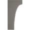 Ekena Millwork 3 1/2"W x 6"D x 12"H Clarksville Wood Vintage Decor Bracket, Reclaimed Grey BKTWD04X06X12CVGY - alternate 3